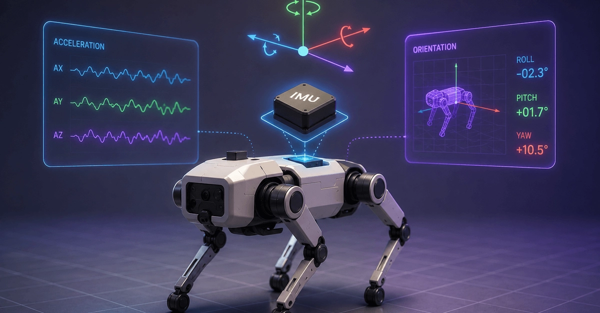 Adding an IMU to a Quadruped in MuJoCo source publication image