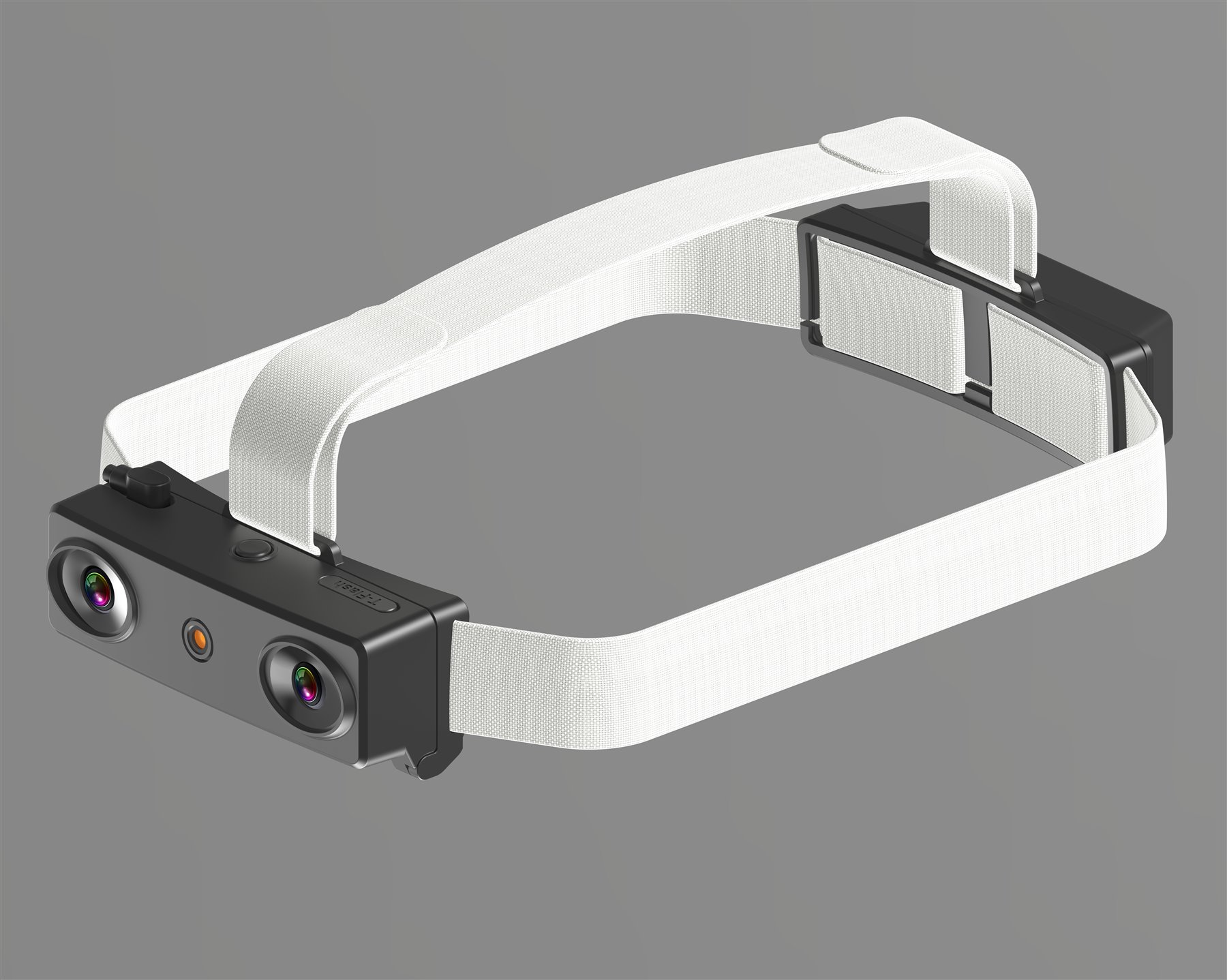 EGO R9 headband camera side profile and adjustable wear system